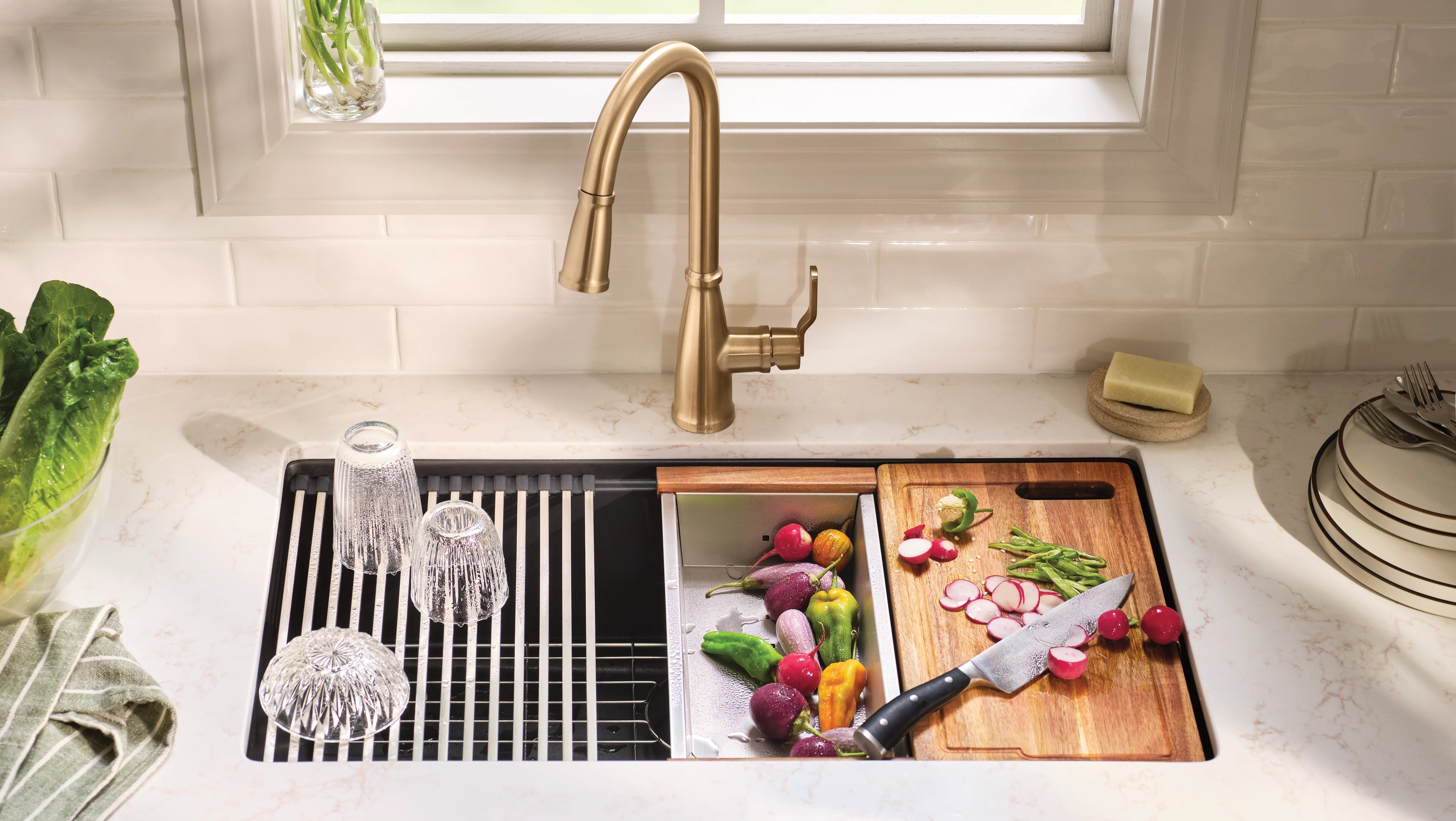 Moen Kitchen Sink Accessories Functional Stylish Sink Enhancements moen-kitchen-sink-accessories-functional-stylish-sink-enhancements