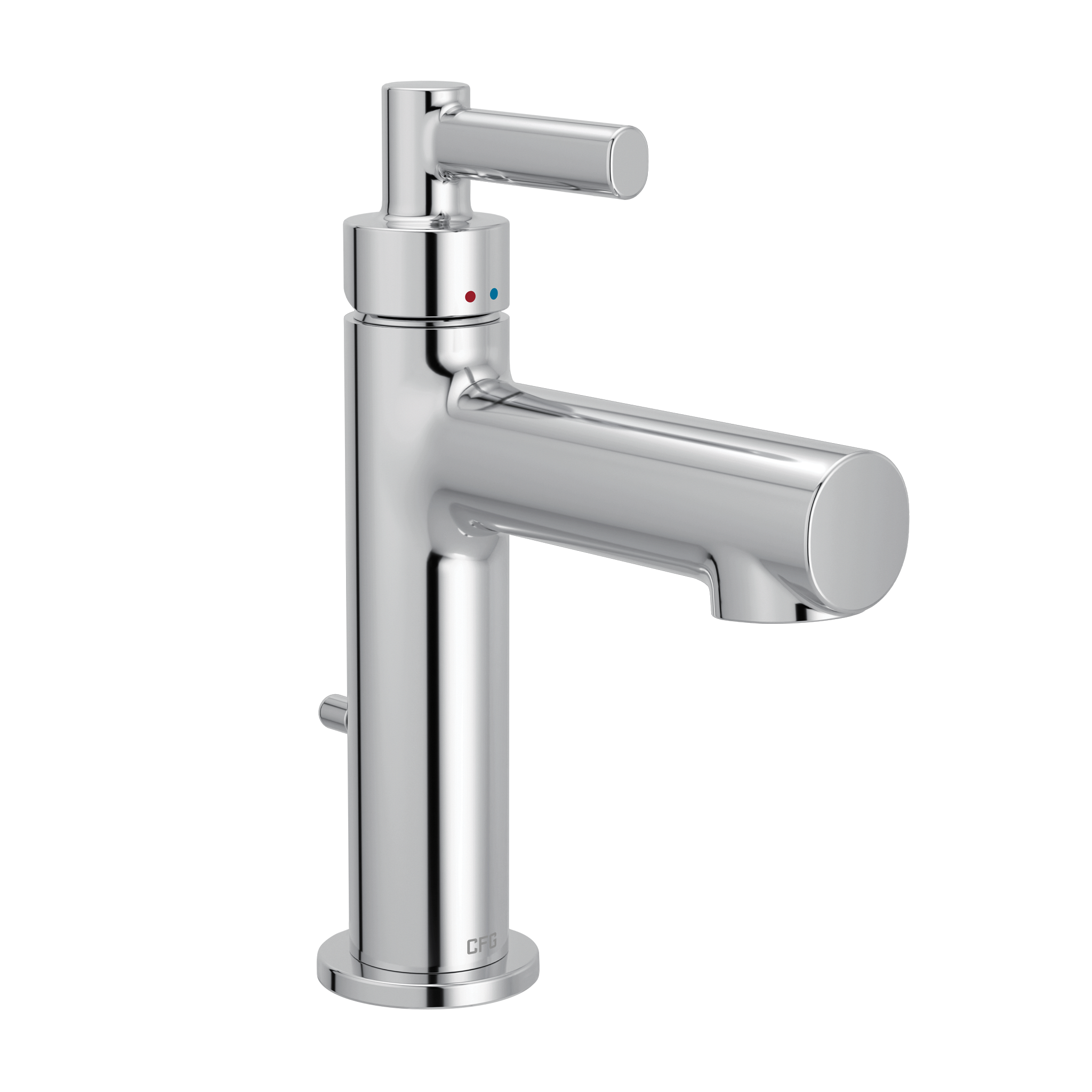 Aluma Chrome one-handle low arc bathroom faucet – Moen