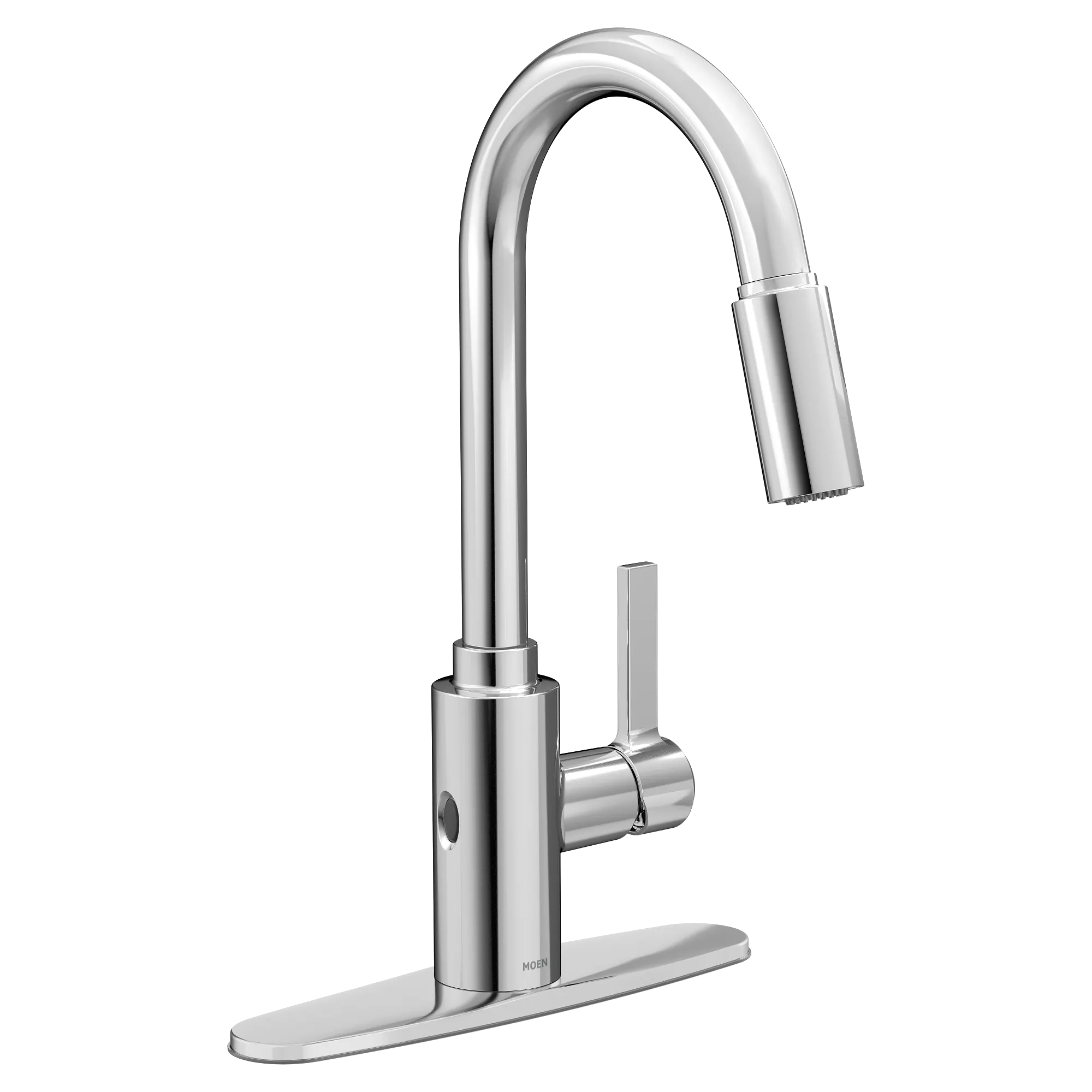 mone Moen Zarina Chrome Single‑Handle Shower Faucet with 8″ Showerhead