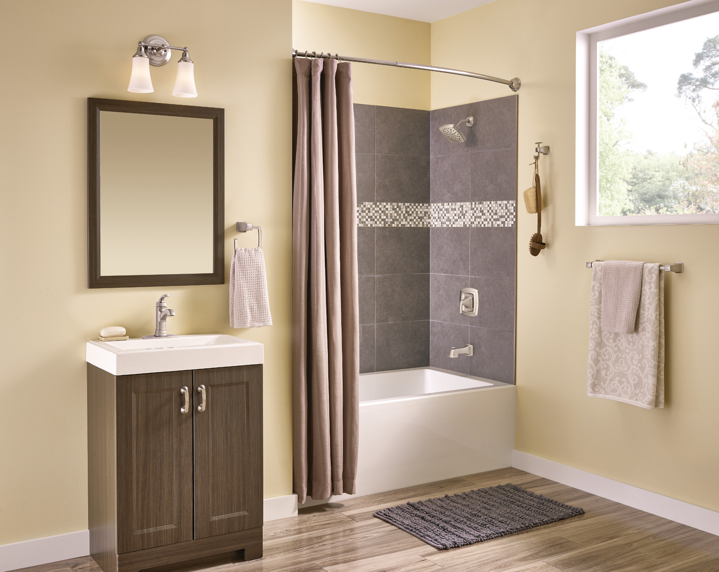 Spot Resist Brushed Nickel Microban