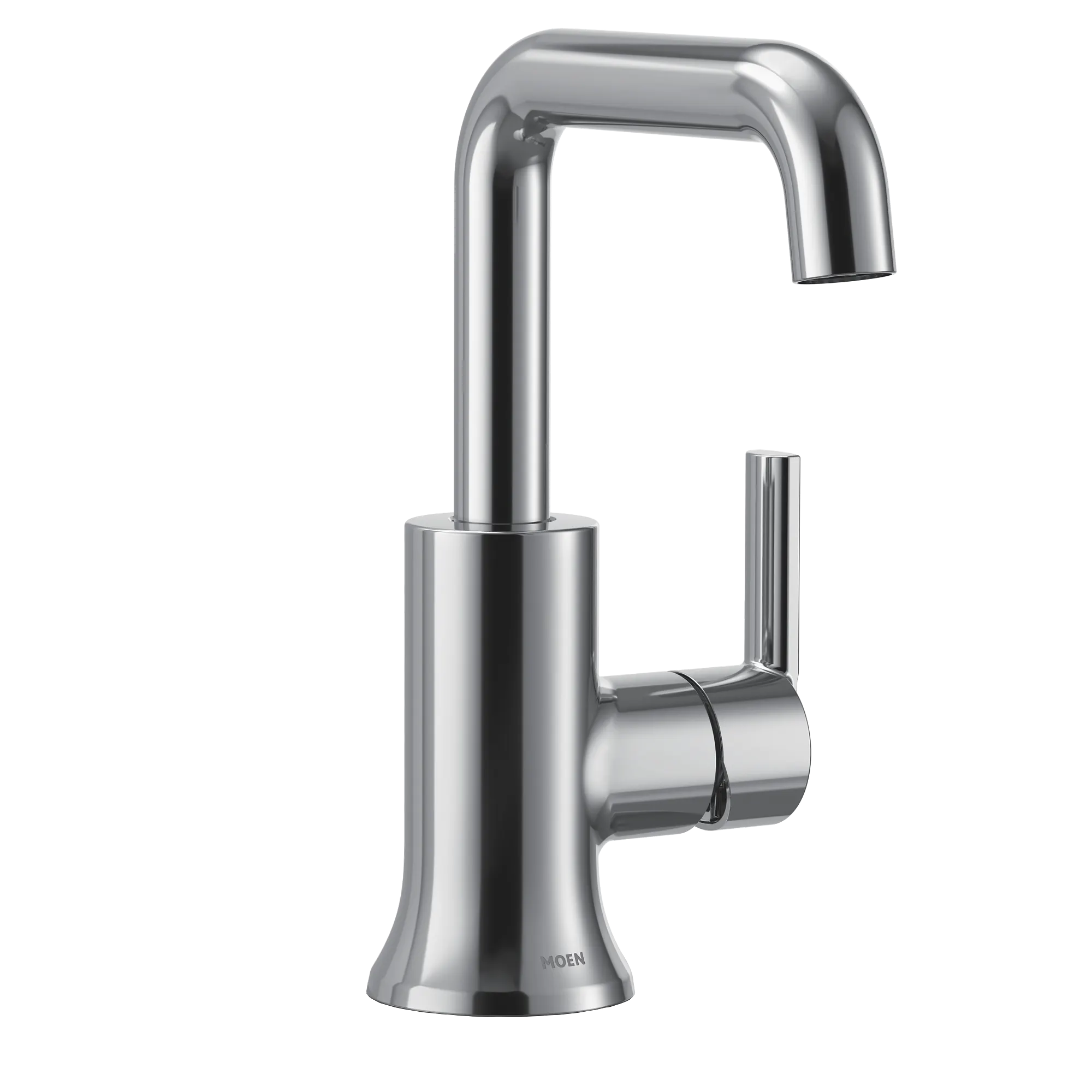 Zyla Chrome one-handle high arc bathroom faucet – Moen