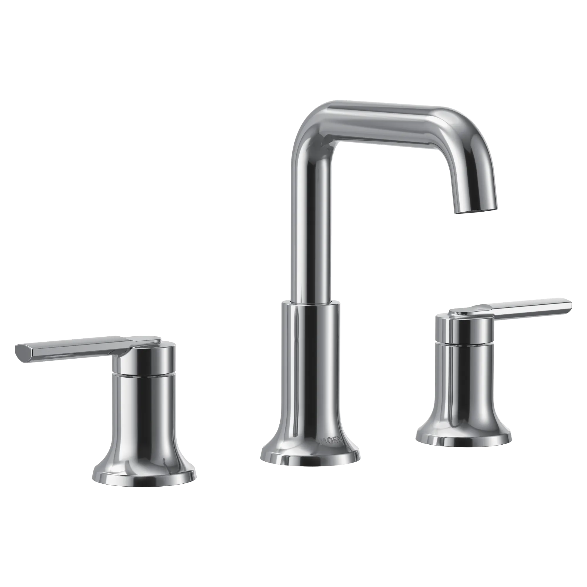Zyla Chrome two-handle high arc bathroom faucet – Moen