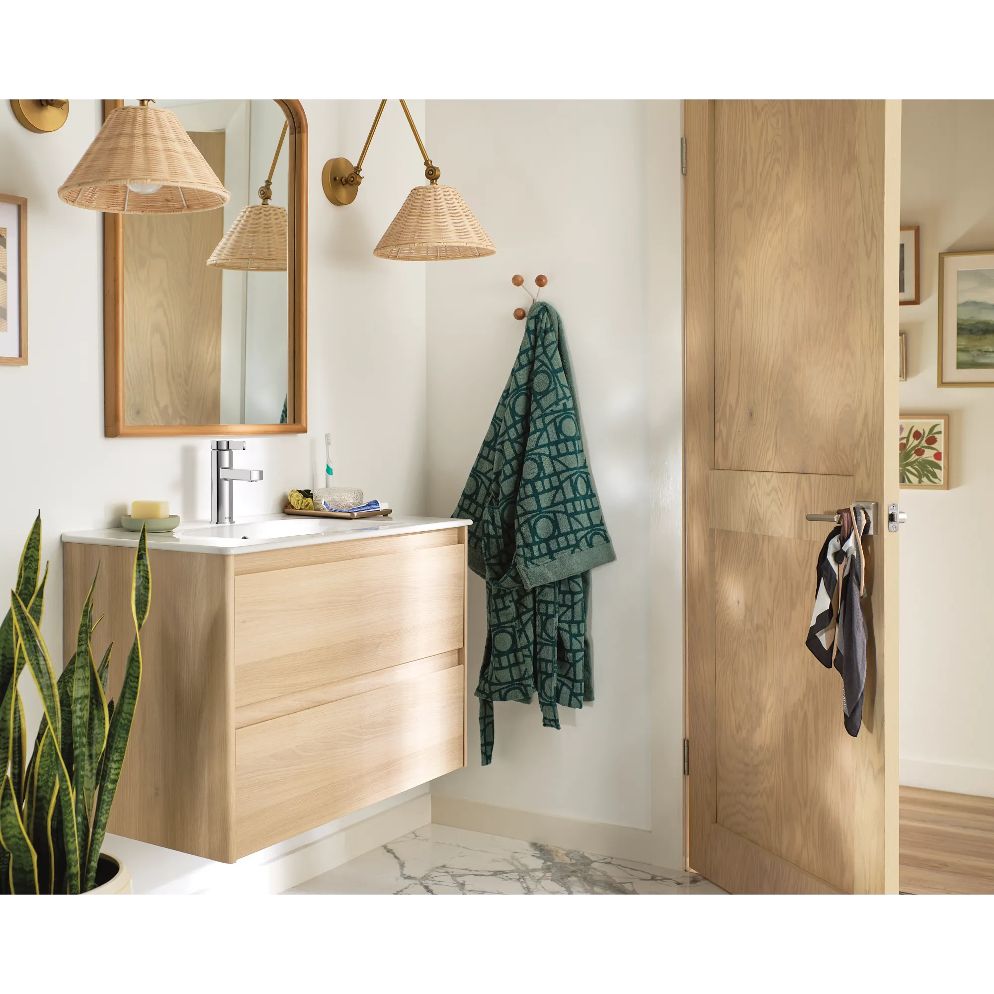 Beric one-handle bathroom faucet – Moen