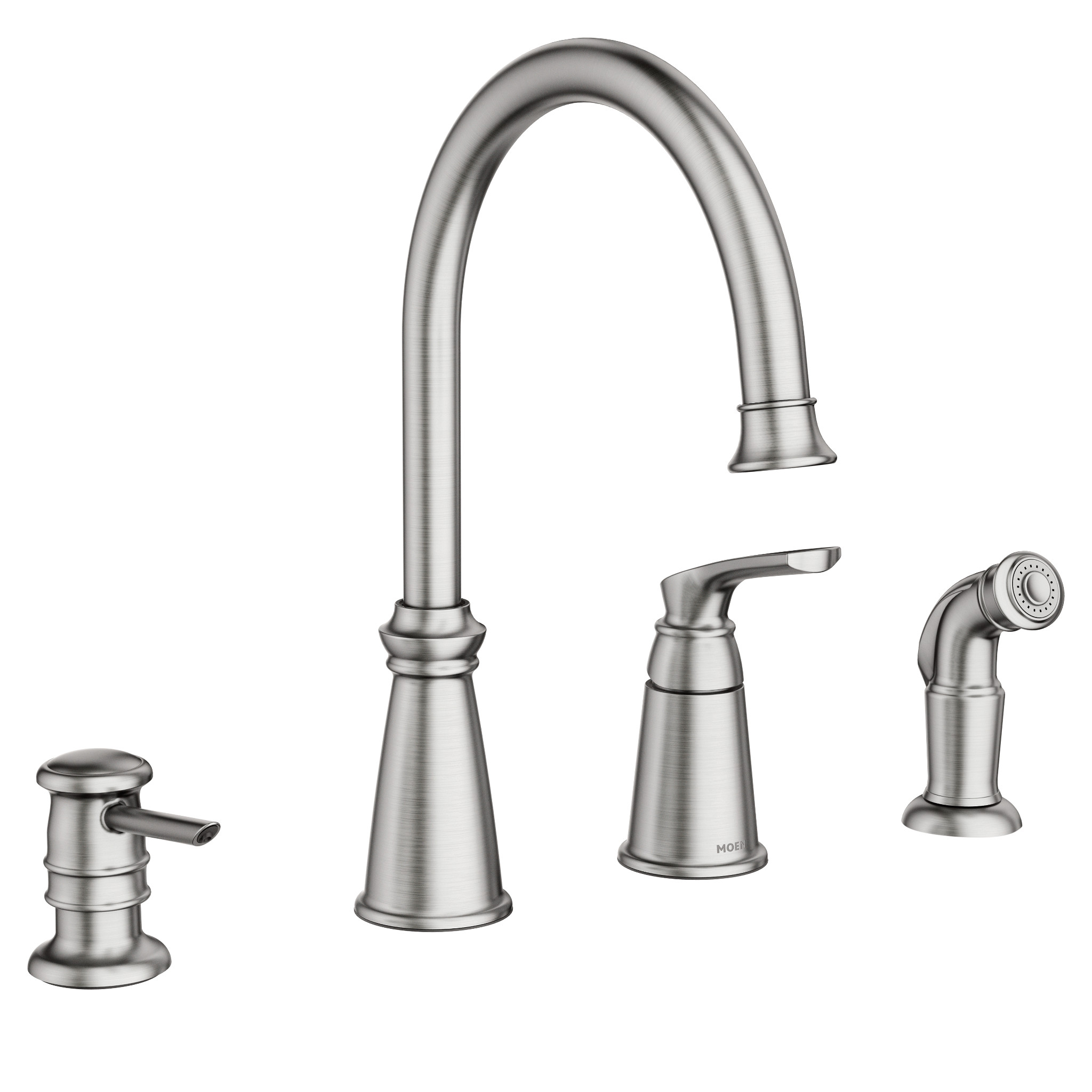Whitmore One-handle High Arc Kitchen Faucet – Moen, image size:2048x2048