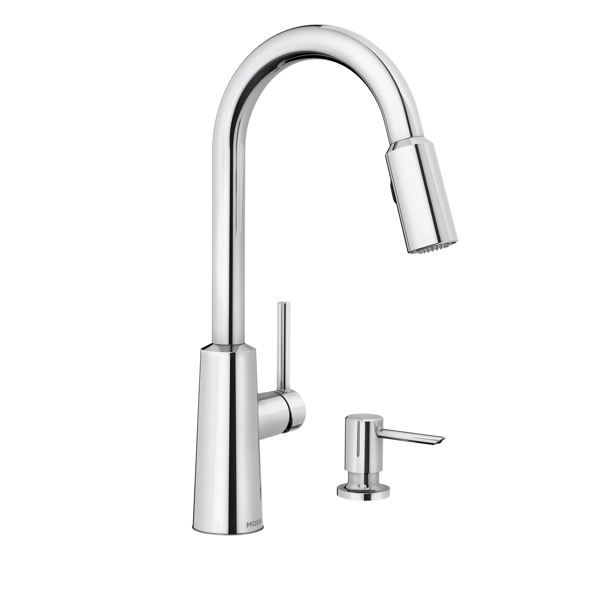 Nori One-Handle High Arc Pulldown Kitchen Faucet – Moen