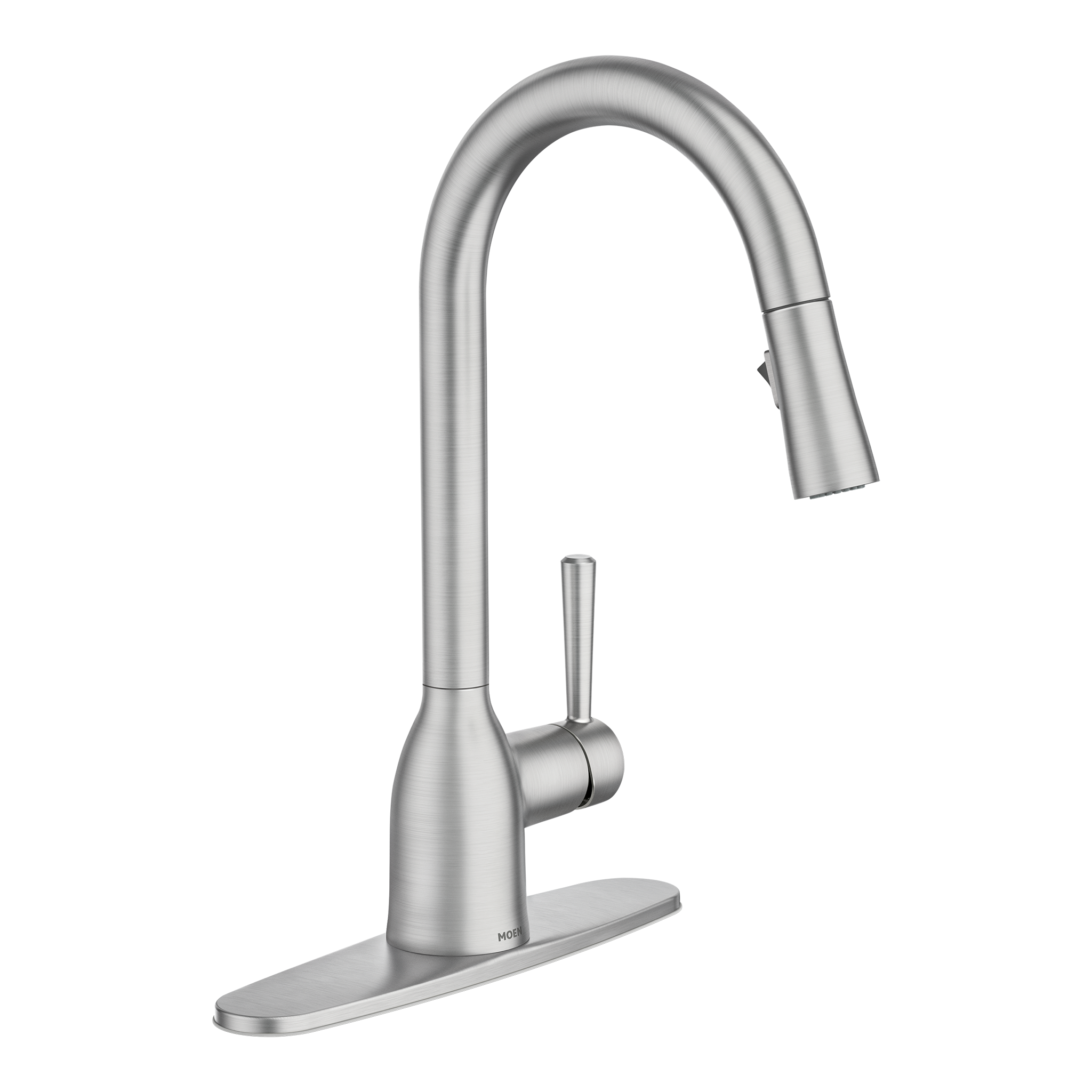 Adler One-Handle High Arc Pulldown Kitchen Faucet – Moen
