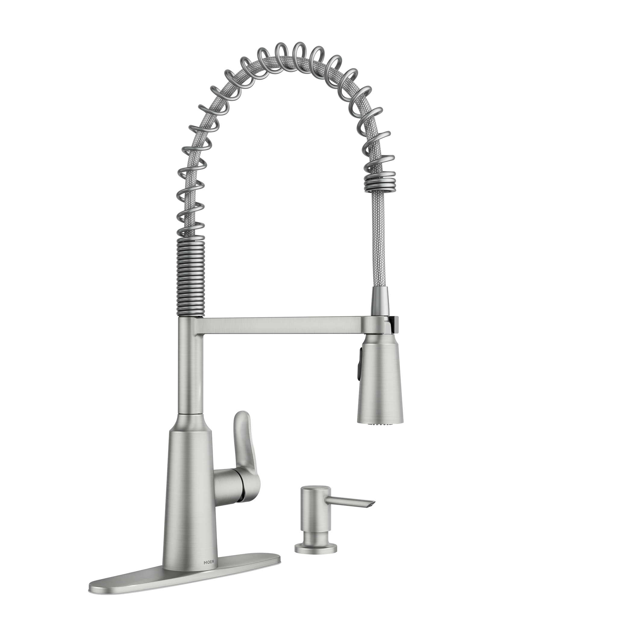 Edwyn OneHandle PreRinse Spring Pulldown Kitchen Faucet Moen
