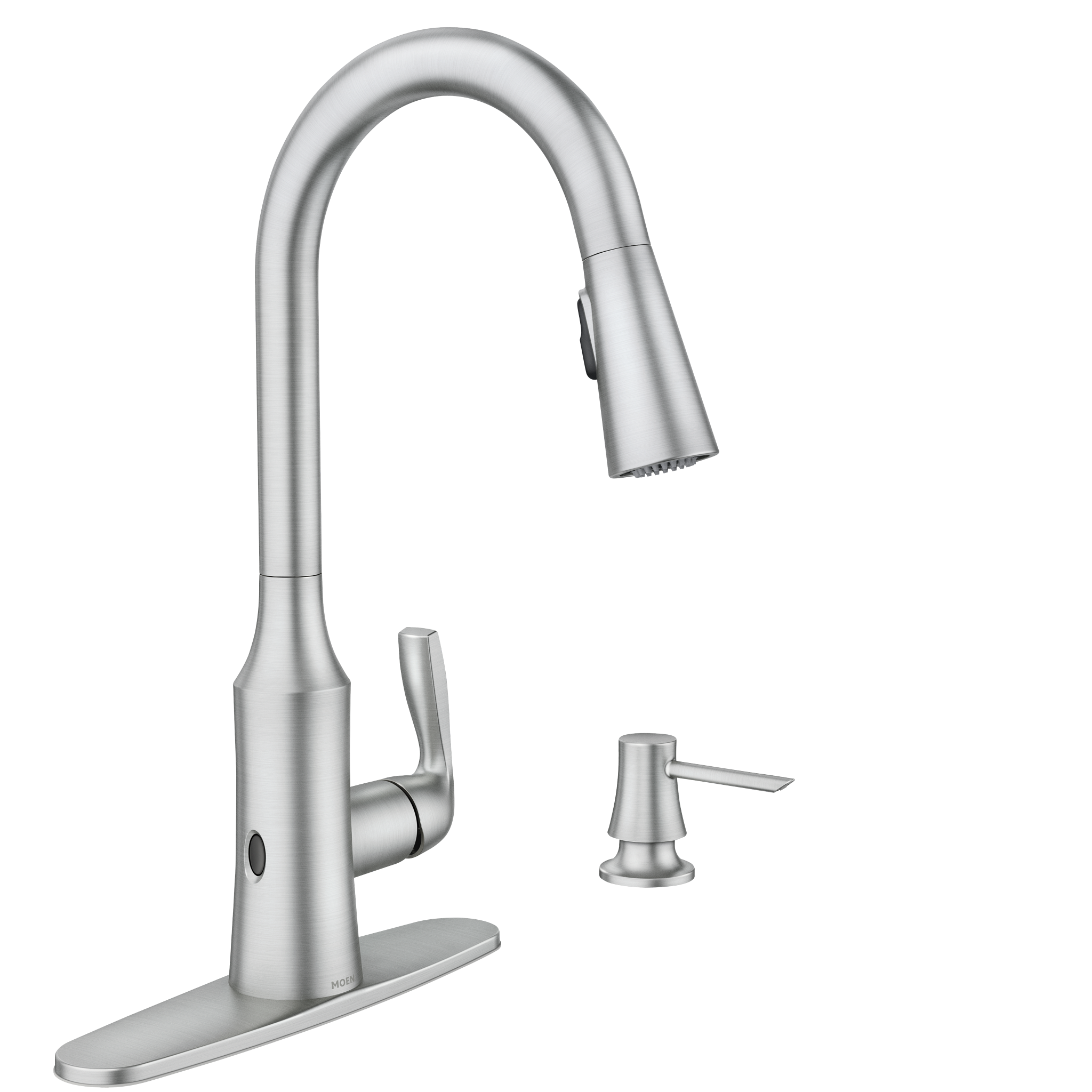 Moen Cadia Motionsense Wave Kitchen Faucet top 87869EWSRS