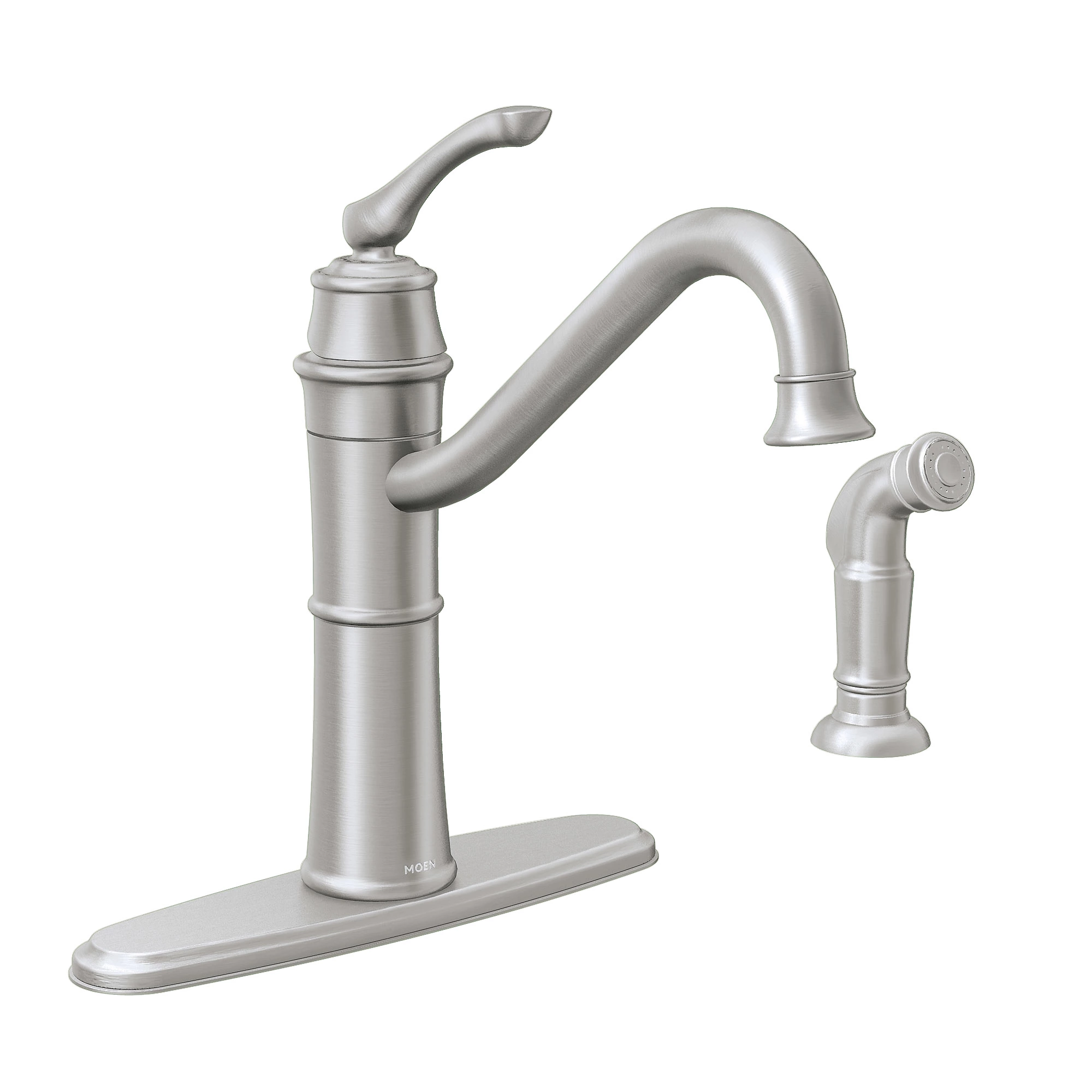 Wetherly One-Handle High Arc Kitchen Faucet – Moen