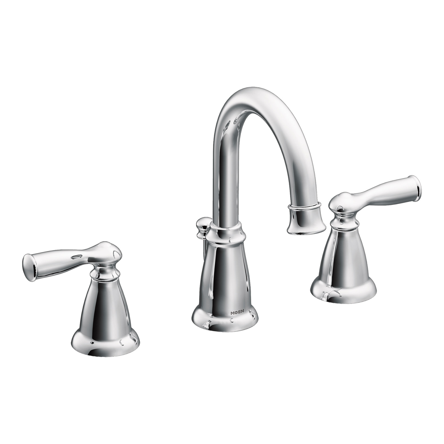 Banbury Chrome two-handle high arc bathroom faucet