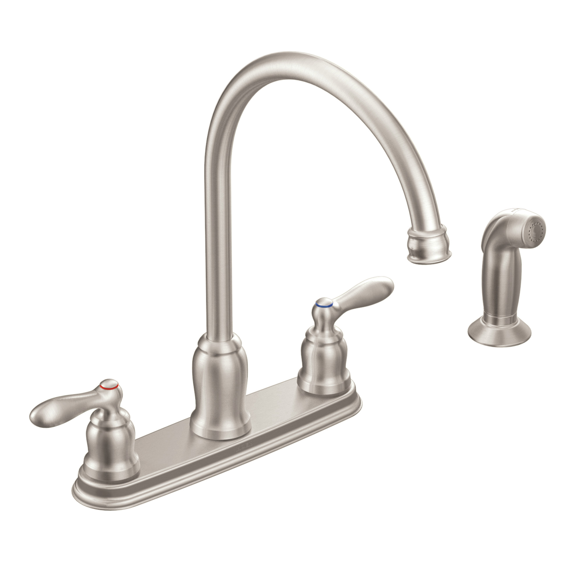 NIB New MOEN CADIA Touchless SS Kitchen Faucet Hi-Arc 1 Handle Model selling 87869EWSRS