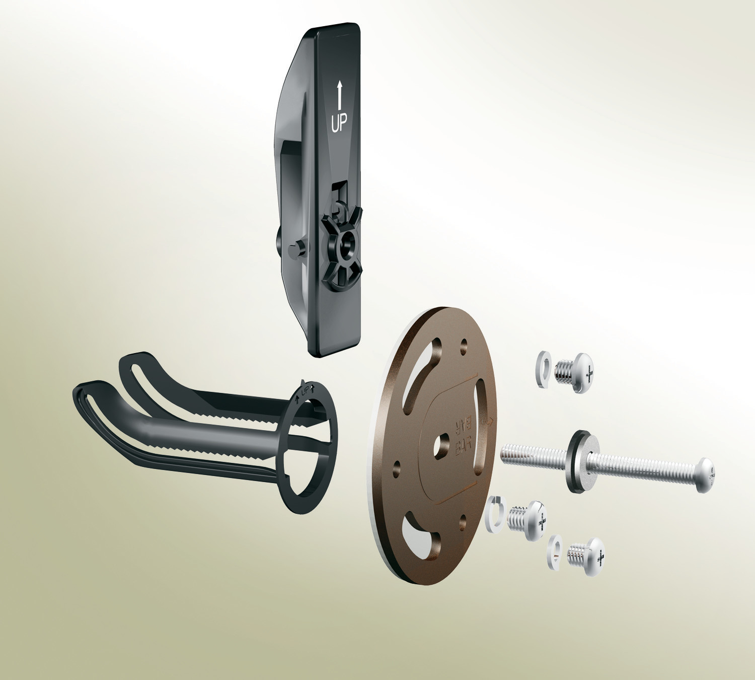 Moen Home Care Chrome Securemount Anchor Pair