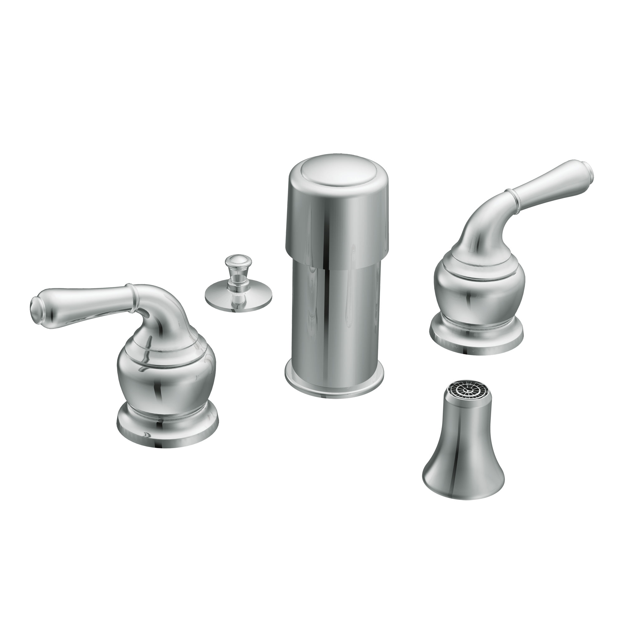 Monticello Chrome two-handle bidet faucet – Moen