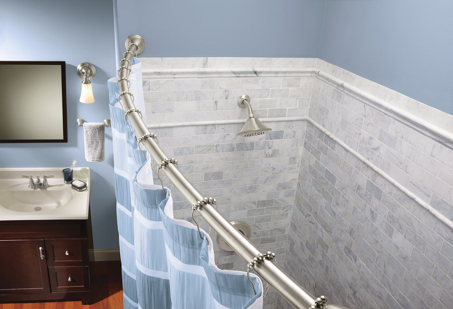 Moen Shower Rods | Durable & Stylish Bathroom Curtain Rods