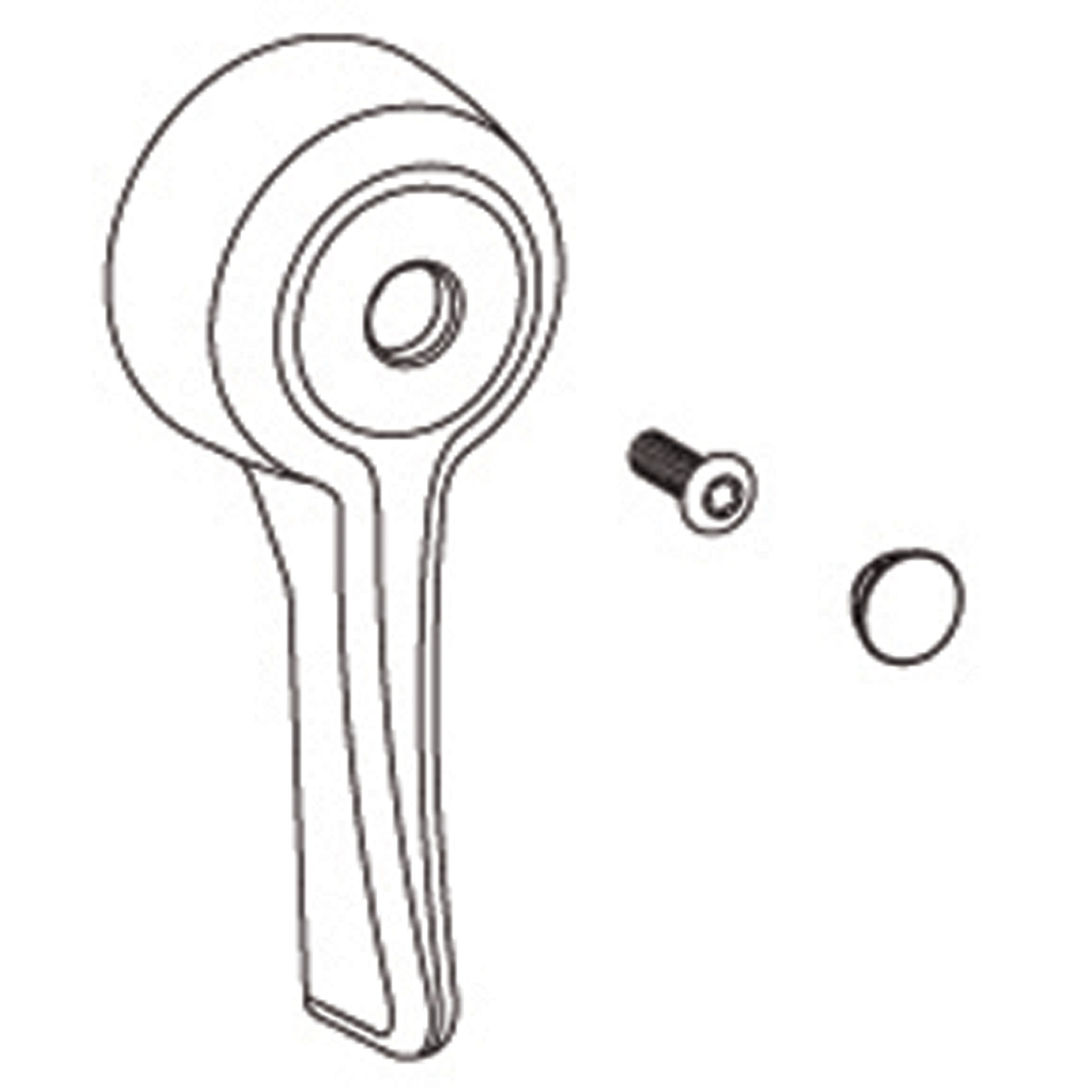 Commercial Chrome Lever Handle Kit, 3 Function Transfer Valve Kit