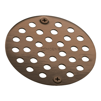 Moen Polished Brass 4" Shower Drain Cover (8.7"L x 5.2"W x .4"H)