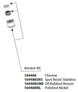 Weymouth Chrome Aerator Kit