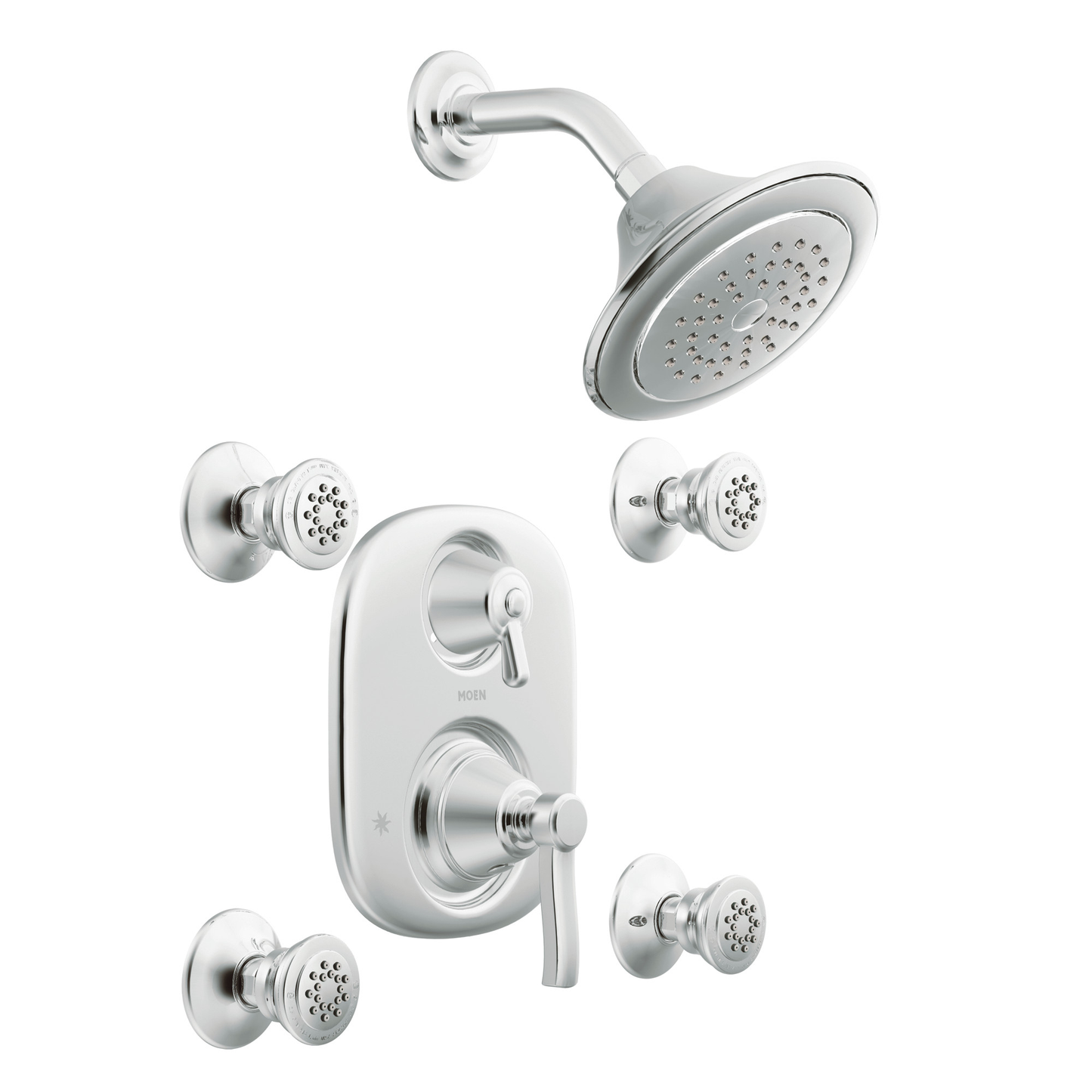 Rothbury Chrome Moentrol(R) vertical spa