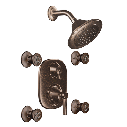 Rothbury Chrome Moentrol(R) with transfer vertical spa