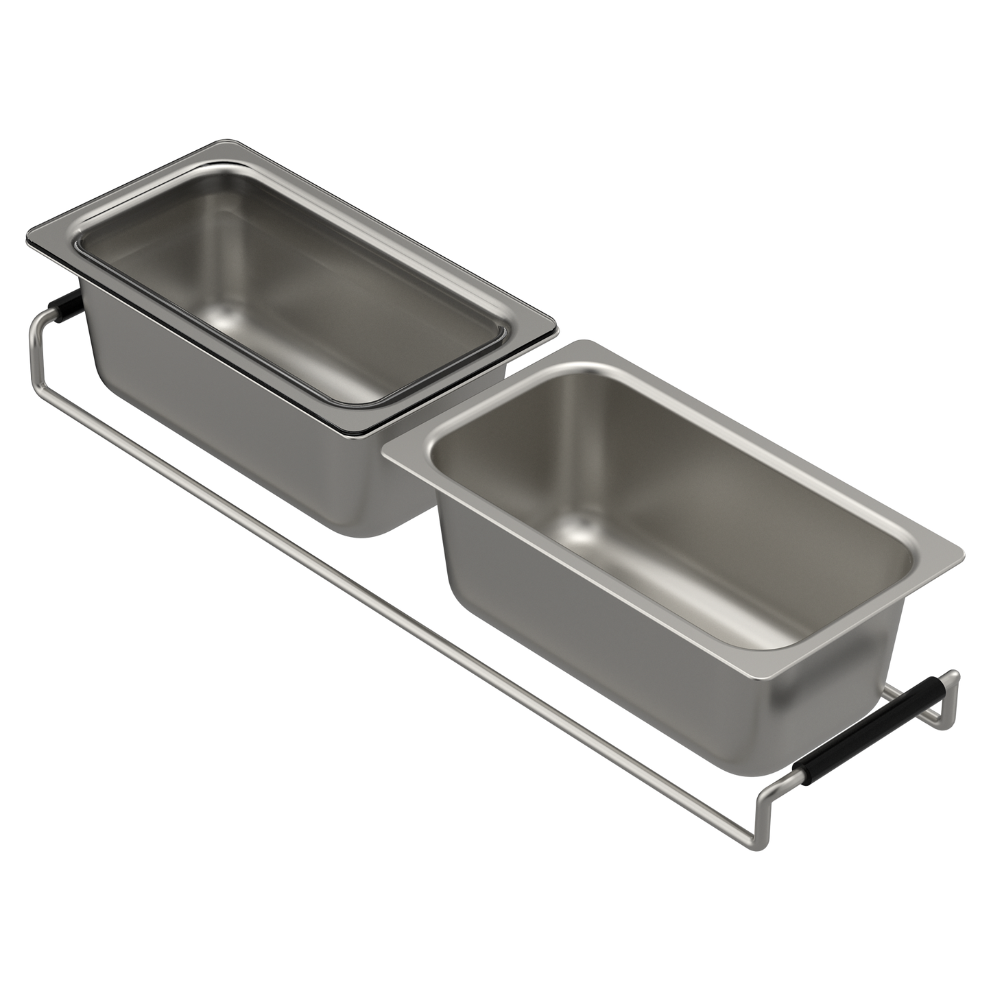 Workstation System Stainless Steel Prep Bins with Lids