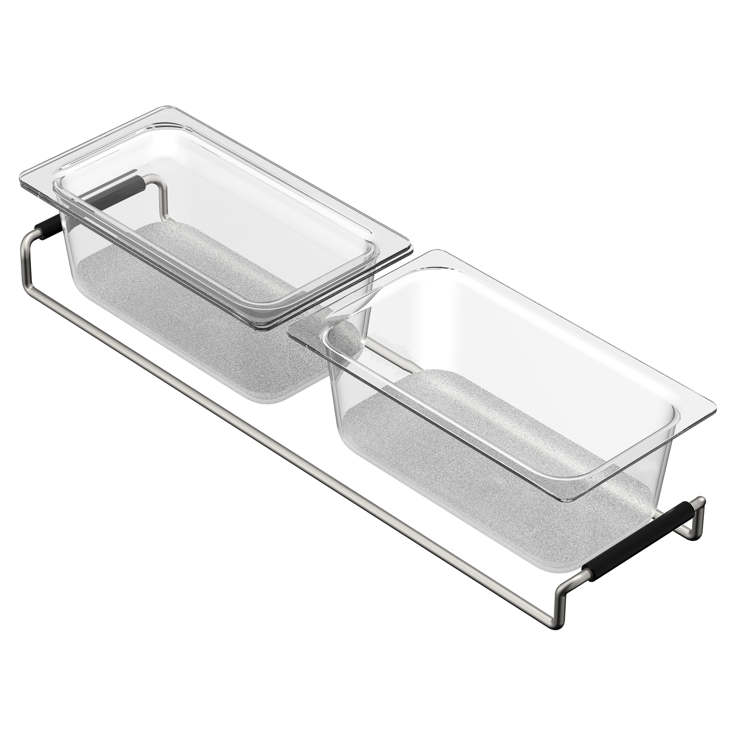 Workstation System Acrylic Prep Bins with Lids