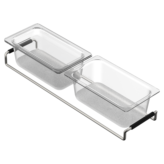 Workstation System Acrylic Prep Bins with Lids