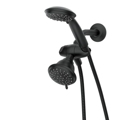 Attune Chrome eight-function 4.75" diameter spray head standard with handshower