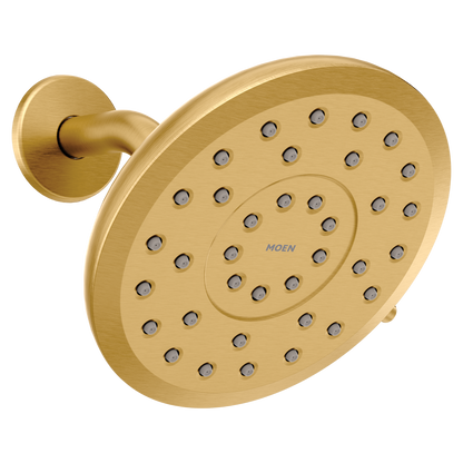 Verso 7" Rainshower with Infiniti Dial in Brushed Gold