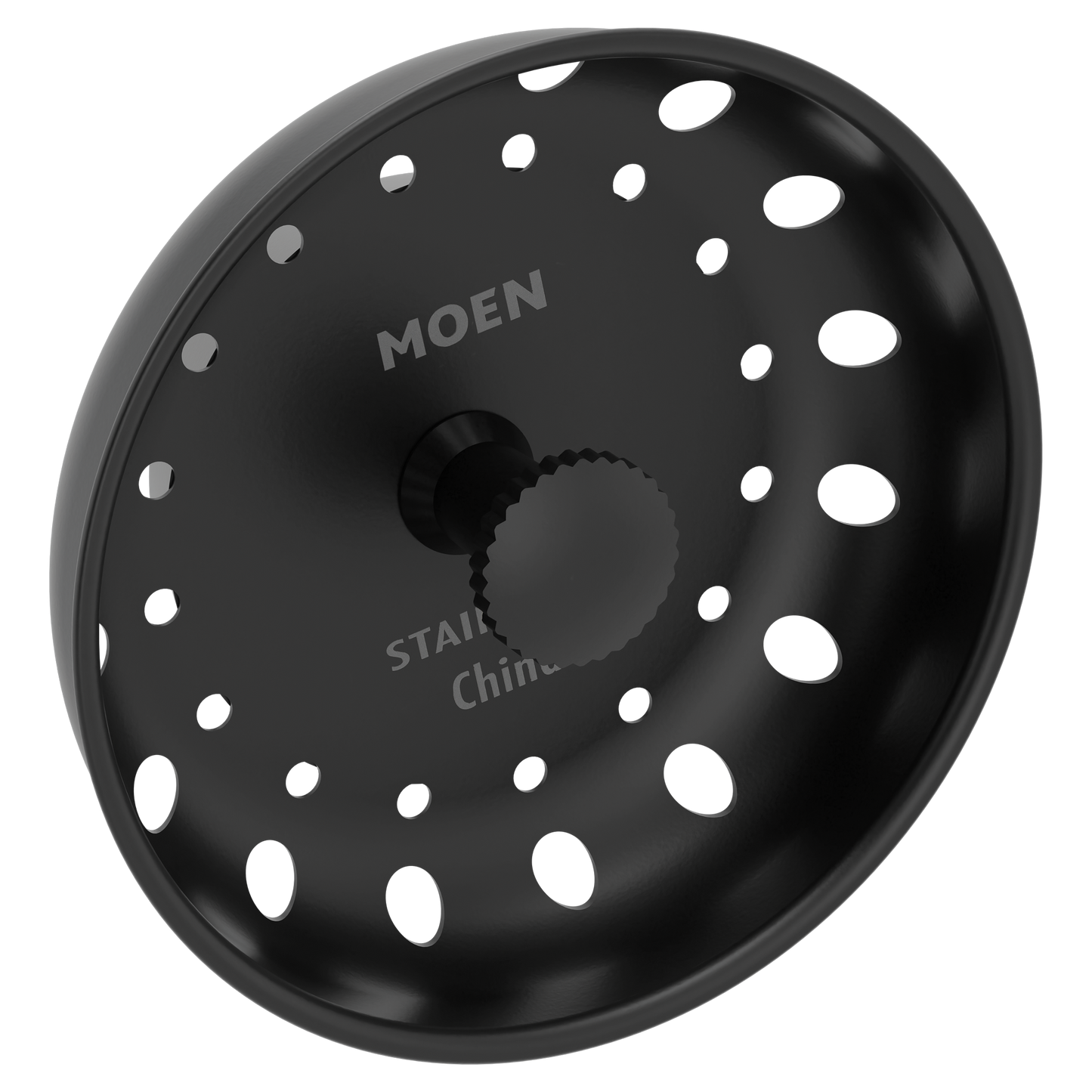 Moen Matte black basket strainer