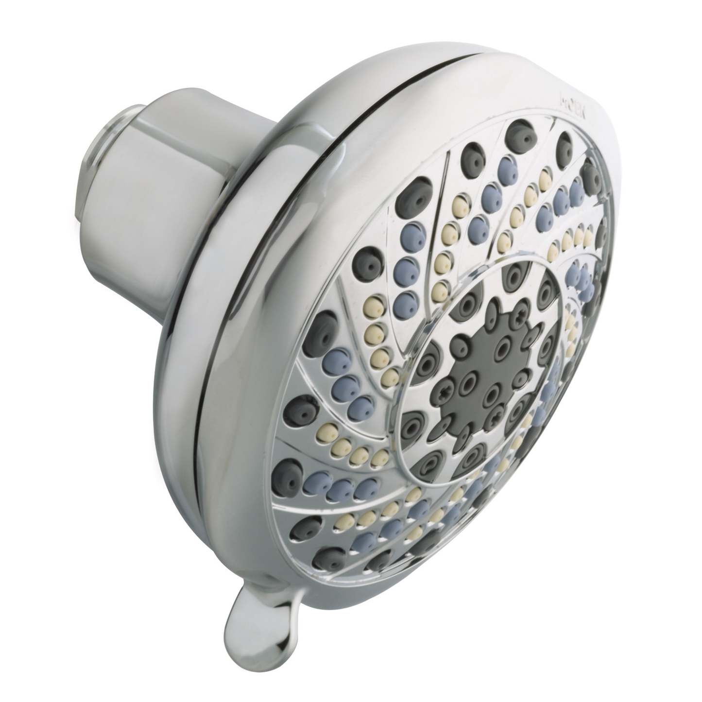 Enliven Chrome seven-function 4" diameter spray head standard