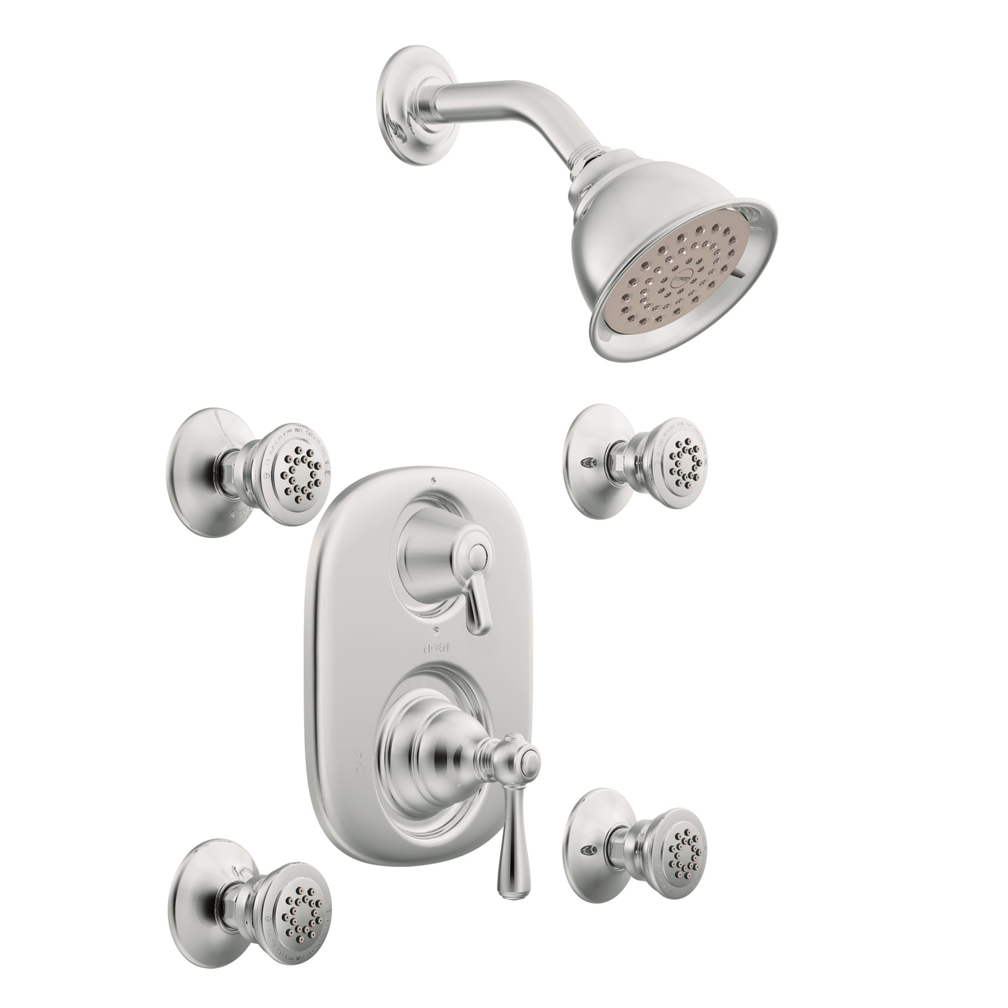 Kingsley Chrome Moentrol(R) vertical spa