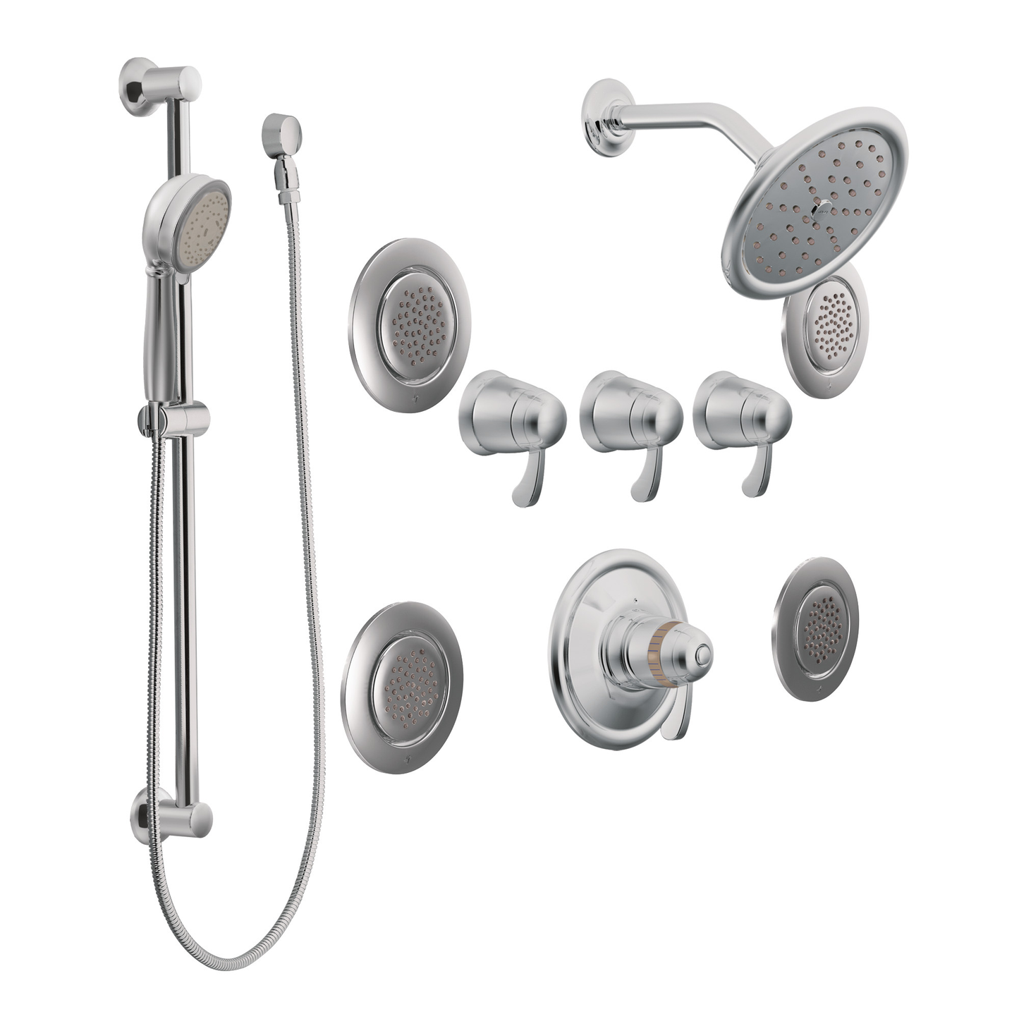 Chrome transfer ExactTemp(R) vertical spa