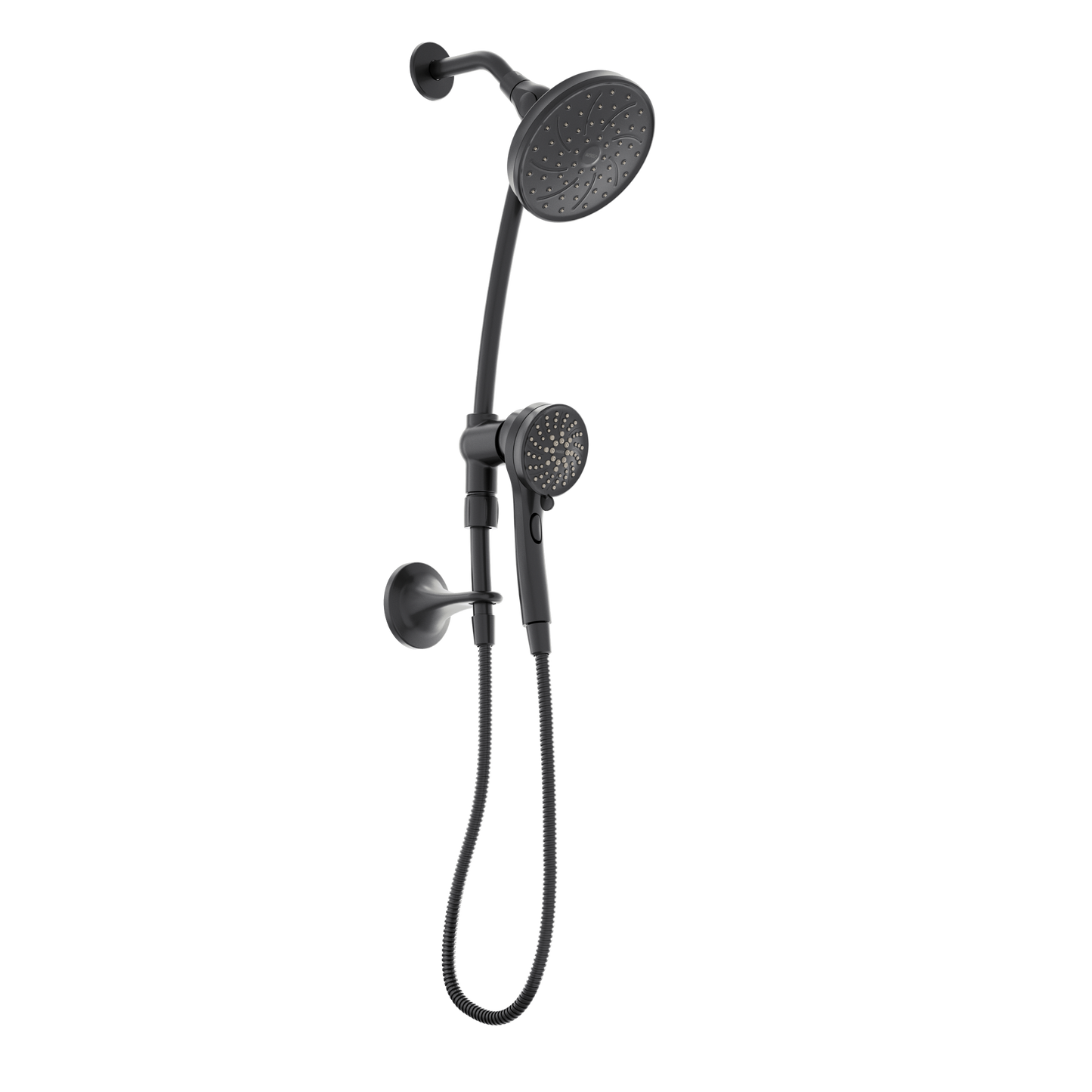 Attract Chrome six-function 3.75" diameter spray head standard with handshower