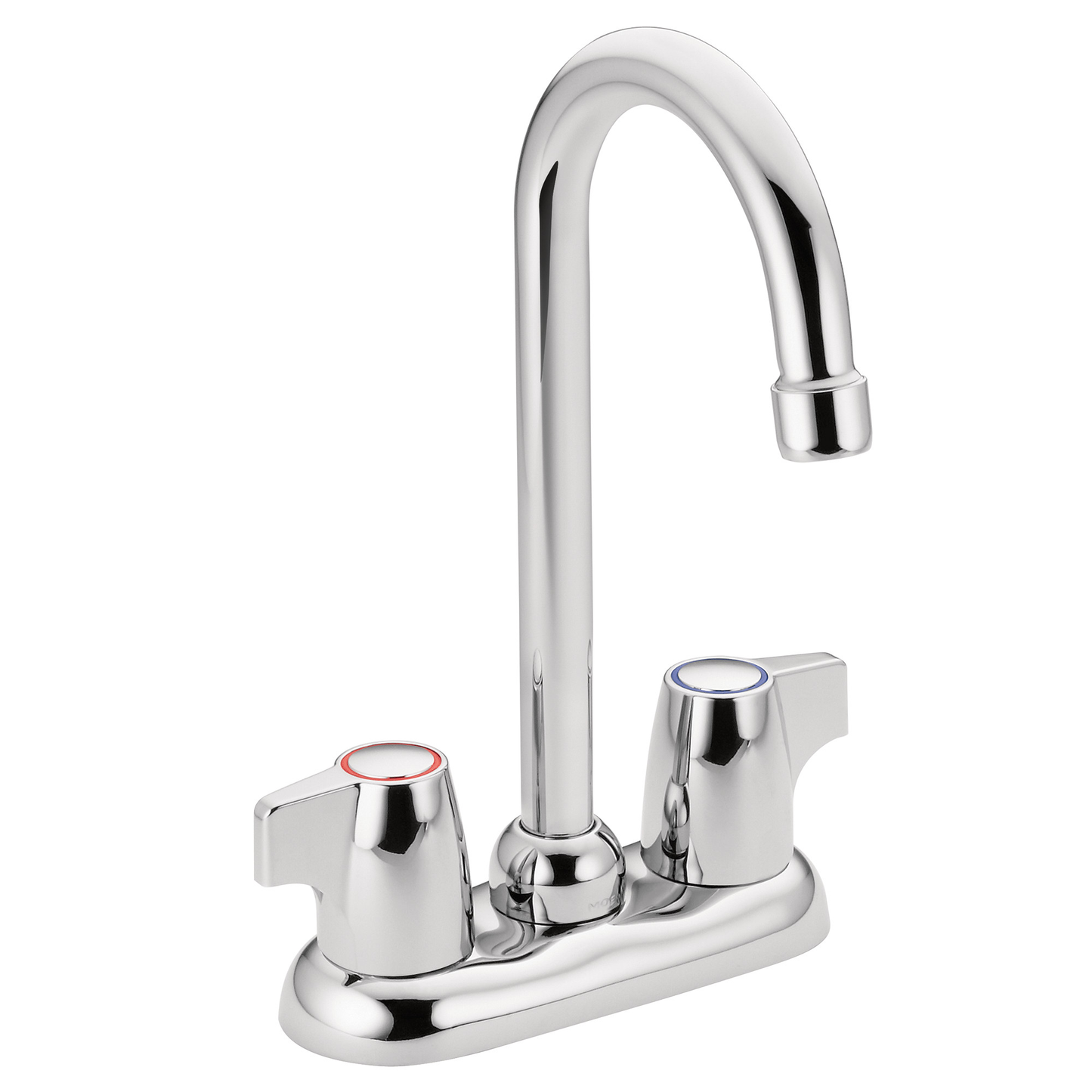 Chateau Chrome two-handle high arc bar faucet