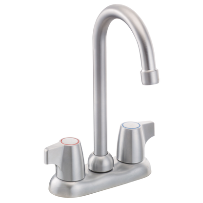 Chateau Chrome Two-Handle High Arc Bar Faucet