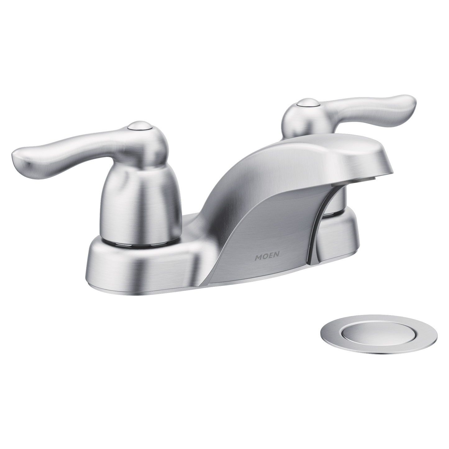 Chateau Chrome two-handle low arc bathroom faucet