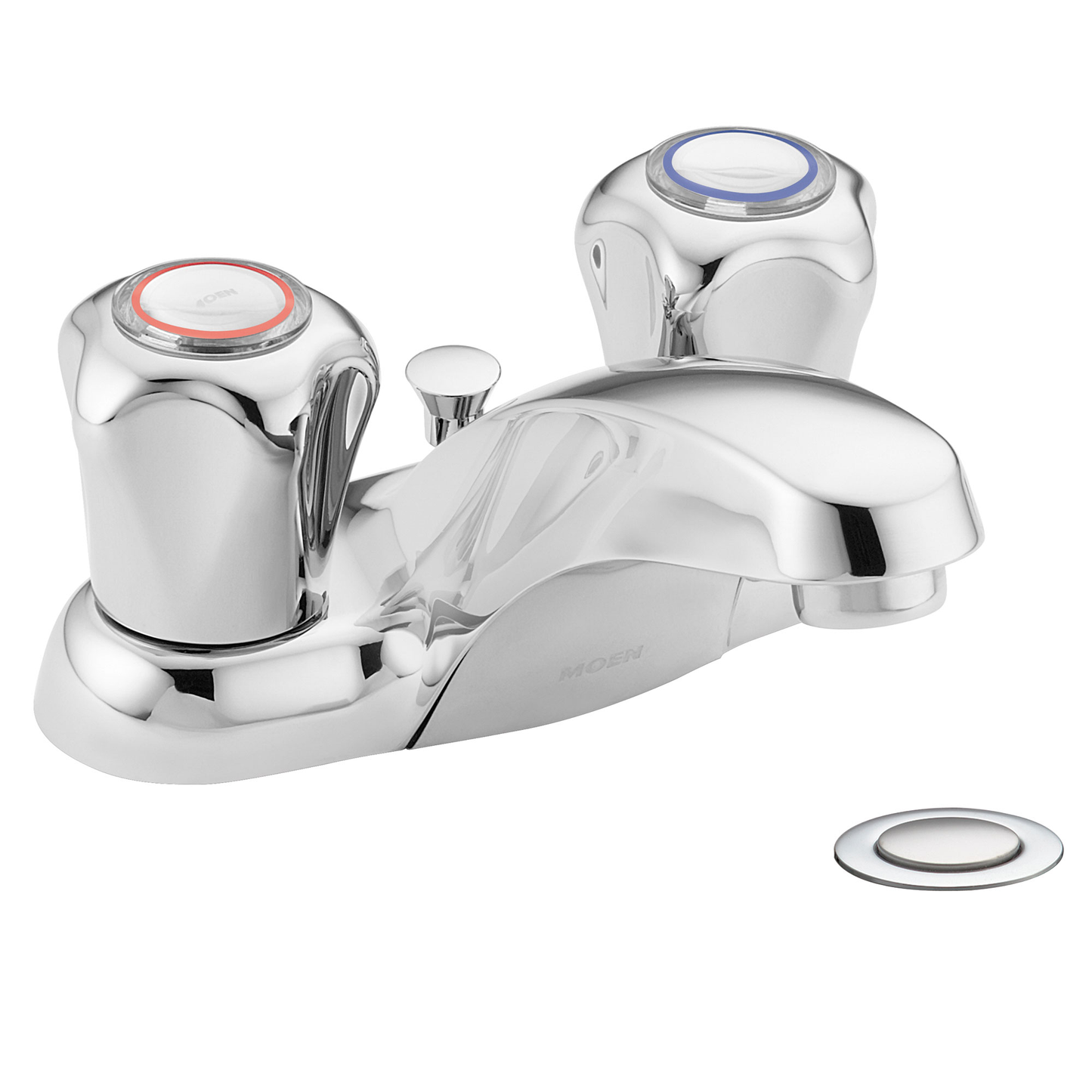Chateau Chrome two-handle low arc bathroom faucet