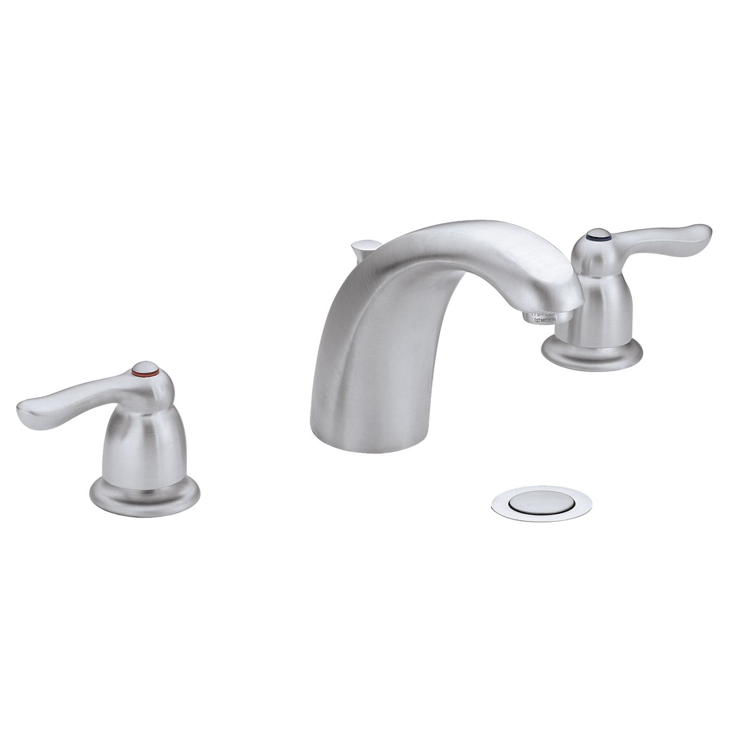 Chateau Chrome two-handle low arc bathroom faucet