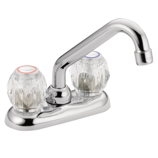 Chateau Chrome Two-Handle Low Arc Laundry Faucet