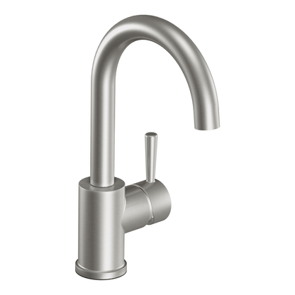 Level Classic stainless one-handle high arc single mount bar faucet