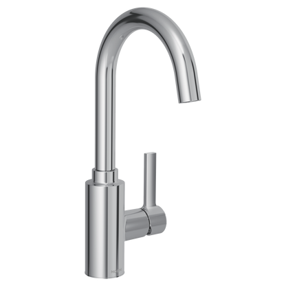 Genta LX Chrome one-handle high arc bar faucet