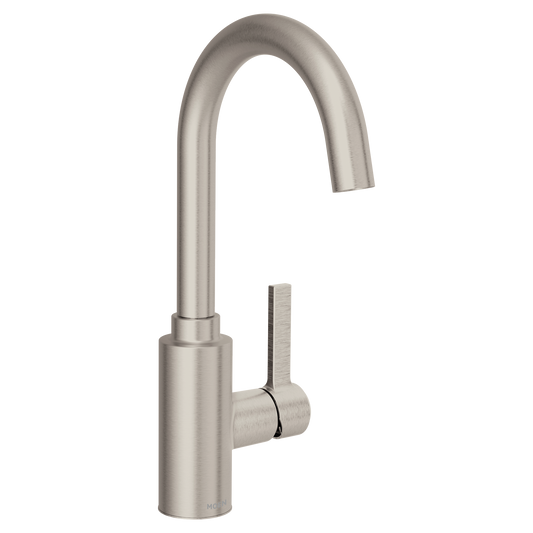 Genta LX Chrome one-handle high arc bar faucet