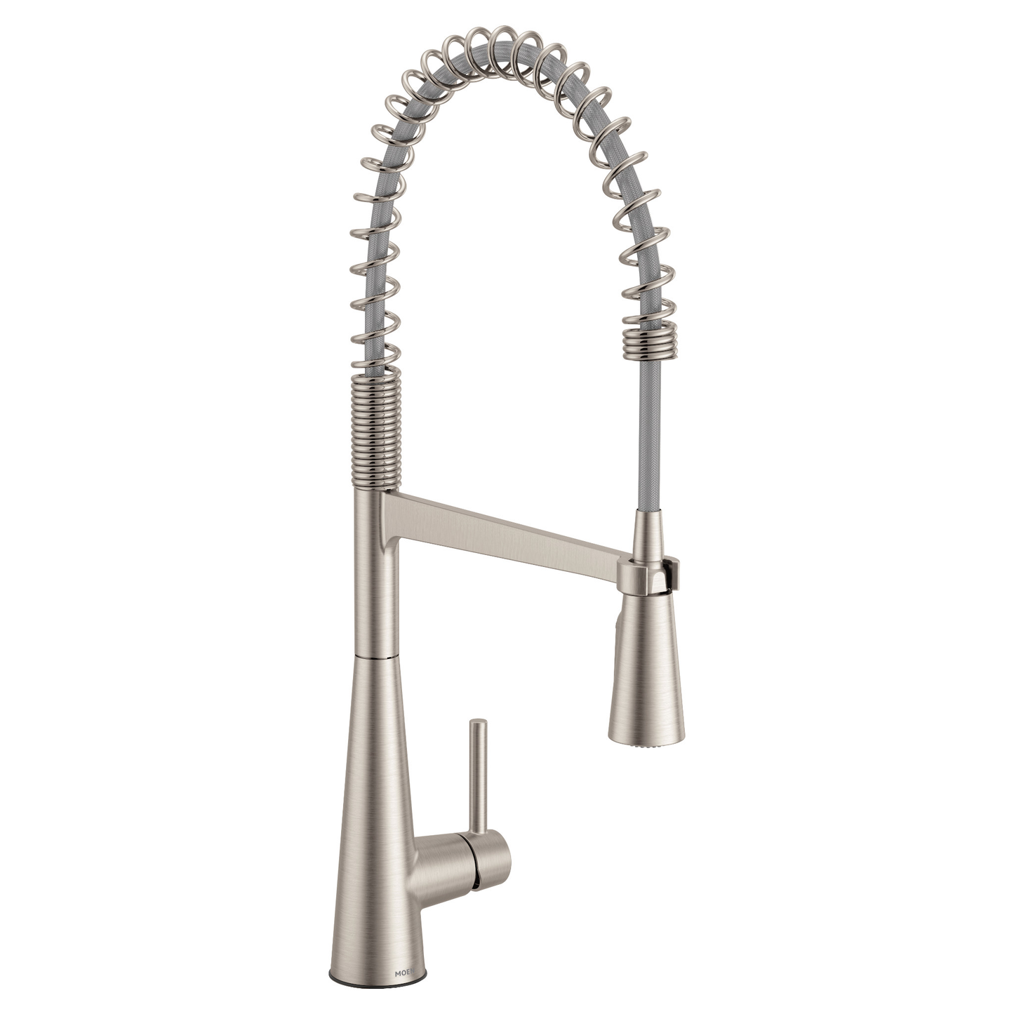 Sleek One-Handle Pre-Rinse Spring Pulldown Kitchen Faucet