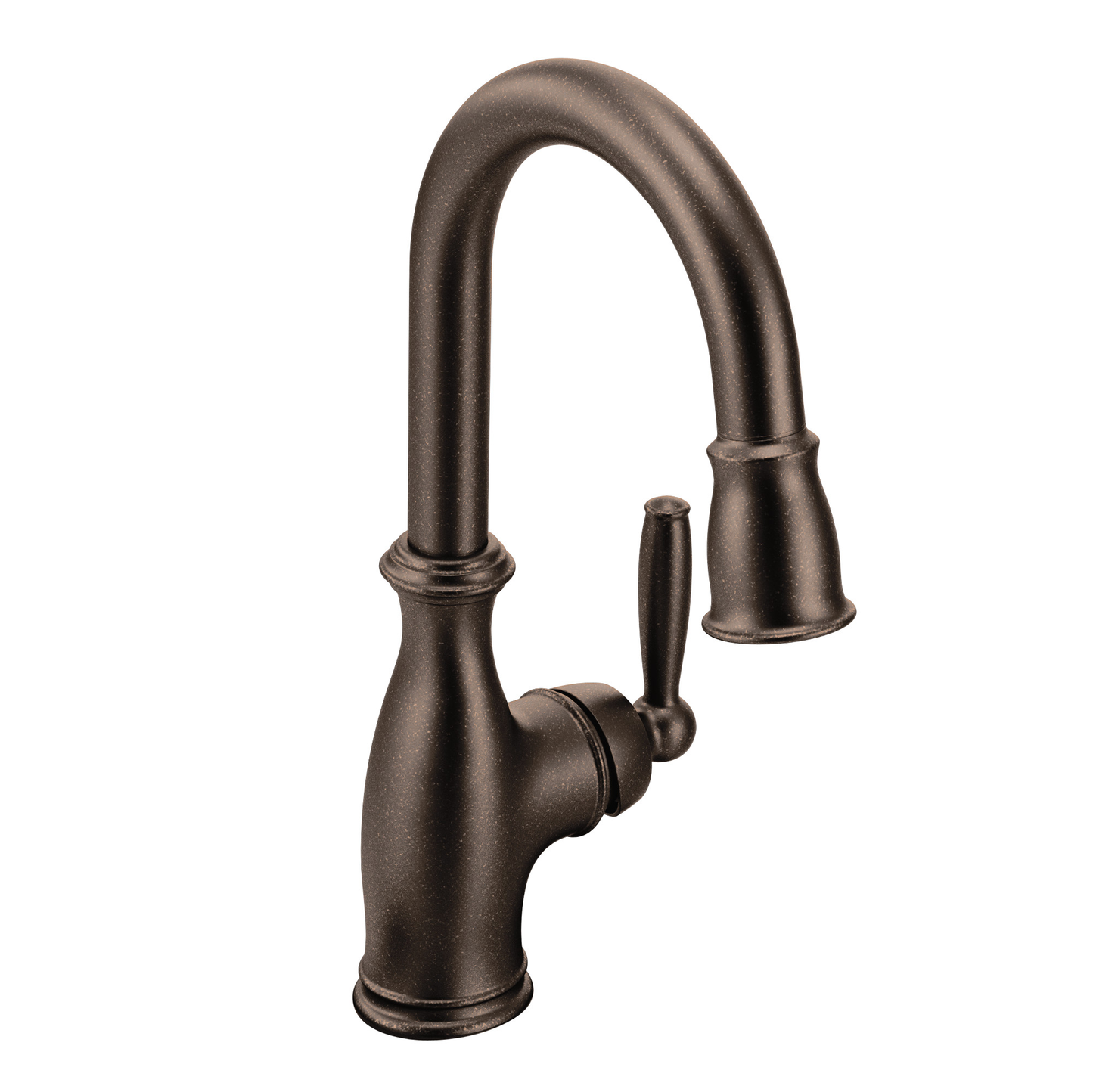 Brantford Chrome One-Handle High Arc Pulldown Bar Faucet