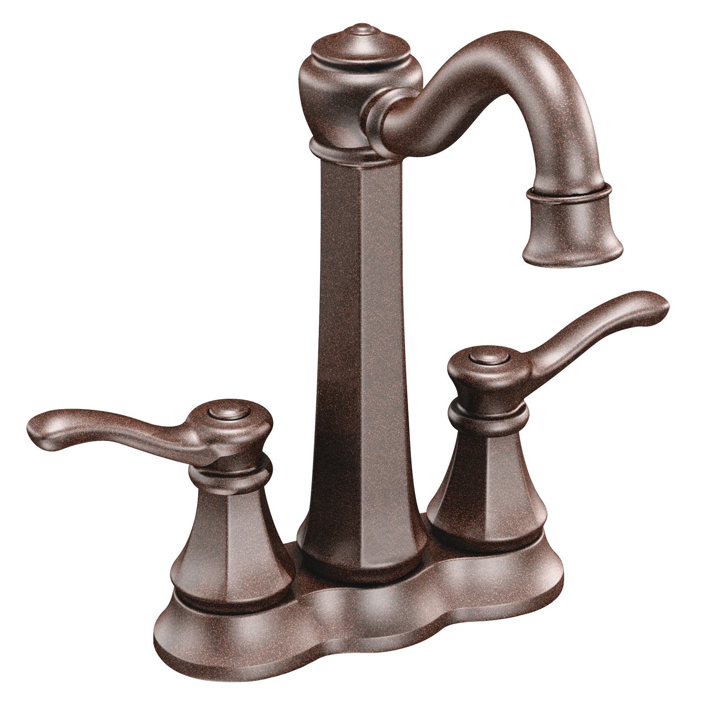 Vestige Chrome two-handle high arc bar faucet