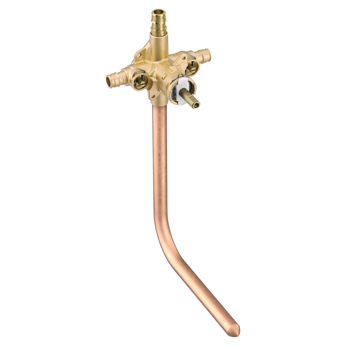 M-Pact Includes bulk pack Posi-Temp(R) 1/2" cold exp PEX with cc/ips tub connection pressure balancing