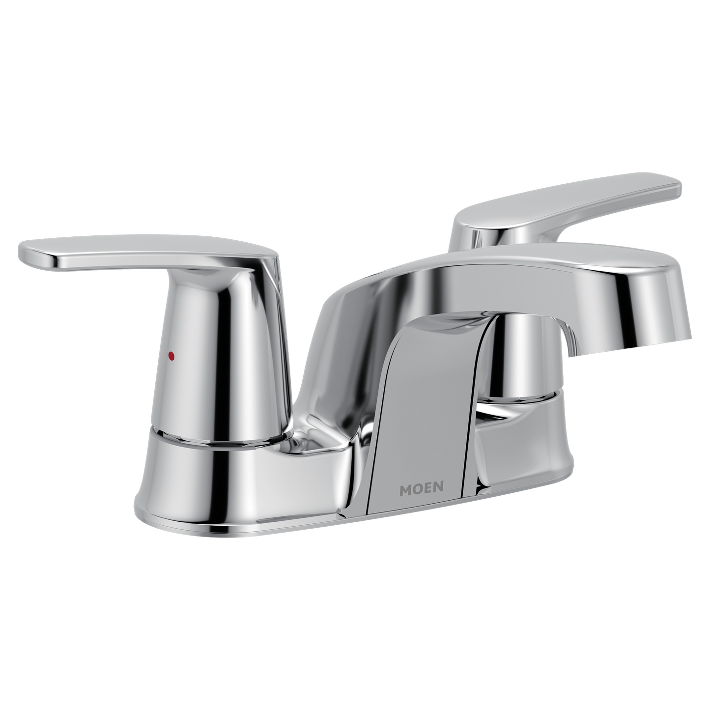 Chateau Chrome two-handle low arc bathroom faucet