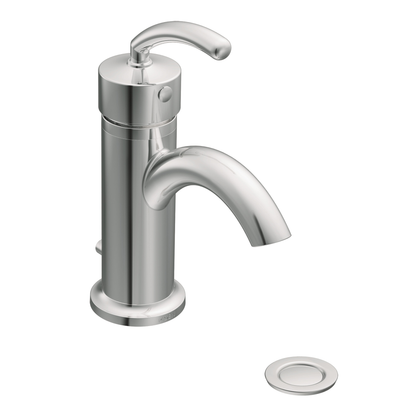 Icon Chrome one-handle low arc bathroom faucet