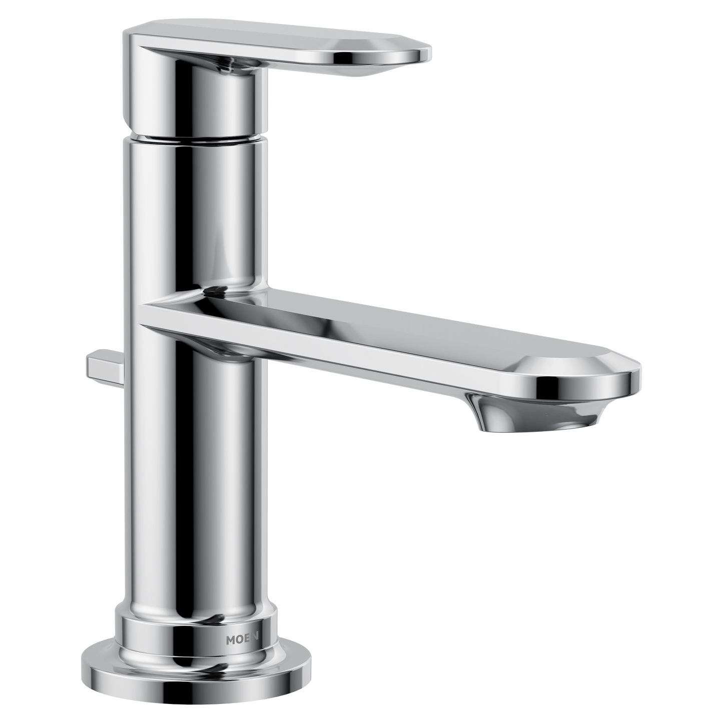 Greenfield Chrome one-handle high arc bathroom faucet