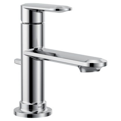 Greenfield Chrome one-handle high arc bathroom faucet